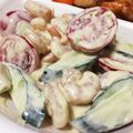 Bom's cooksnap of when they made 簡単！夏野菜とエビのアボカドサラダ.