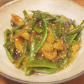 mari1978's cooksnap of when they made 茄子とささぎのピリッと甘辛煮.
