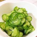 ebiholic's cooksnap of when they made きゅうりのマリネ　ディル風味.