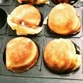 かしこ＆かおちゃん's cooksnap of when they made たこ焼き器deもっチーカステラ♪.