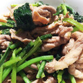 mogumogu5's cooksnap of when they made お手軽！豚こまと小松菜の生姜炒め.