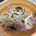 かなぴょー's cooksnap of when they made 椎茸とベーコンのバターポン酢焼き☆.
