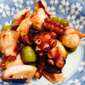 けめ＊'s cooksnap of when they made 簡単☆タコとオリーブ炒め.