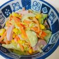 taako1552's cooksnap of when they made 魚肉ソーセージとキャベツの超簡単サラダ.