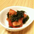 ほむねぃ's cooksnap of when they made まぜるだけ！トマトとアオサのポン酢あえ☆.