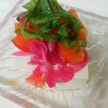 taako1552's cooksnap of when they made 新玉ねぎとトマトをのせて♡豆腐サラダ.