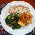 ブランディ's cooksnap of when they made スイスチャードとブロッコリーの炒め物.