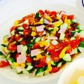 GSまり's cooksnap of when they made ポン酢のゼリーと角切り野菜.