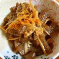ちょちょこ✫'s cooksnap of when they made 冷凍こんにゃくきんぴら.