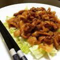 しのめさん's cooksnap of when they made レタスたんまり！ピリ辛豚炒め.