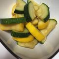 りぴ＊'s cooksnap of when they made ズッキーニの簡単めんつゆ漬け。.
