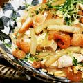 70pan's cooksnap of when they made ☆エコ！スイカの皮でチャンプル～☆.