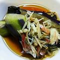 ユーロン's cooksnap of when they made なすの焼き浸し♪大葉添え.