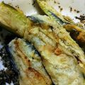 ユーロン's cooksnap of when they made 秋なす＊やっぱり天婦羅（茄子の切り方）.