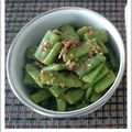 ちょこ☆ちょこ's cooksnap of when they made 簡単！インゲンのゴマ和え.
