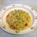 龍青空ママ's cooksnap of when they made 焦がし醤油薫る～♪大葉じゃこウメ炒飯.