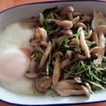 クックRHJTWY☆'s cooksnap of when they made 蒸すと簡単！ベーコンホウレンソウの卵料理.