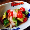 kaokaofood's cooksnap of when they made 甘エビ・アボカド・トマトの塩ユッケ♡.
