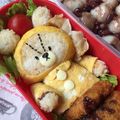 ニコニコぱん's cooksnap of when they made キャラ弁★黄色レインコートのジャッキー.