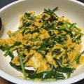 Poucette's cooksnap of when they made ふんわり～ニラ玉.