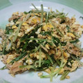 m30n's cooksnap of when they made 超簡単！時短！水菜とツナの卵とじ.