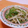 赤い電話's cooksnap of when they made もやしとピーマンの炒め.