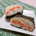 赤い電話's cooksnap of when they made 【おにぎらず】明太チーズ【簡単】.