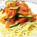 oha2016's cooksnap of when they made トマトと生姜のさっぱり冷製パスタ♪.
