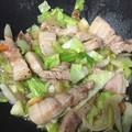 ikimono04's cooksnap of when they made 豚肉の塩だれスタミナ炒め.
