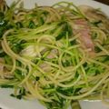 kumi3737's cooksnap of when they made しめじと豆苗のパスタ.