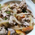 さっちー312's cooksnap of when they made 豚コマとお野菜たっぷりポン酢炒め.