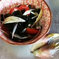 ぐびちゃん's cooksnap of when they made お刺身ワカメ＆らっきょう＆トマトのサラダ.