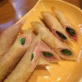 1710a08's cooksnap of when they made いんげんとごてあらポーのスティック春巻き.