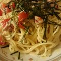 ＊ひめまま＊'s cooksnap of when they made ツナとトマトの冷製パスタ.