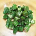 ♡れちこ♡'s cooksnap of when they made オクラの胡麻和え.