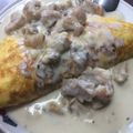 awarsl's cooksnap of when they made 帆立のオムライス♡帆立クリームを添えて～.