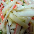 クックZ80X50☆'s cooksnap of when they made 新発見！大根 カニカマの柚子胡椒サラダ.