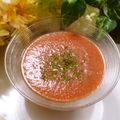 ❀あおい❀'s cooksnap of when they made ガスパチョ☆トマトの冷製スープ.