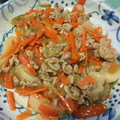 sukimaxxx's cooksnap of when they made 生姜風味☆豚とかぶのとろみ炒め.