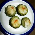 みみりん♪♪'s cooksnap of when they made タイ風★ゴーヤの海老焼売詰め.