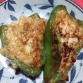 きむわ's cooksnap of when they made 簡単☆鶏胸肉ミンチでピーマンの肉詰め.
