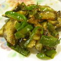 由芽15's cooksnap of when they made なすとピーマンの甘辛炒め♪.