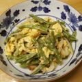 ぽりぽり拓庵's cooksnap of when they made ささげと炒り卵和え.