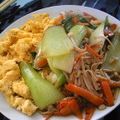J・0505's cooksnap of when they made とろりんチンゲン菜のトロトロマヨ卵のせ.