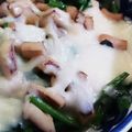 harumaimam's cooksnap of when they made コストコ柔らか焼きいかと法蓮草チーズがけ.
