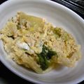J・0505's cooksnap of when they made ラブ♡ワーキングプア♪白菜卵とじ.