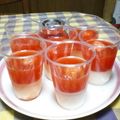 水ｔｙ's cooksnap of when they made すいかのゼリーと牛乳プリン.