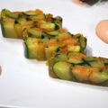mielle's cooksnap of when they made 彩り野菜のテリーヌ・コンソメ仕立て.