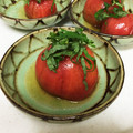 クックQJWIRU☆'s cooksnap of when they made 丸ごとトマトの洋風お浸し.