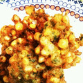 まぁ☆☆★'s cooksnap of when they made とうもろこしと枝豆のかき揚げ☆カレー味.